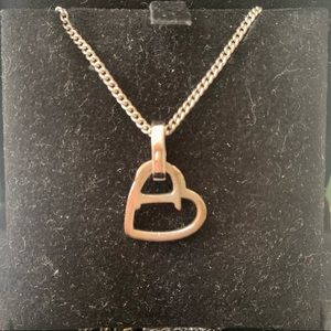 Vintage Christian Dior silver tone necklace